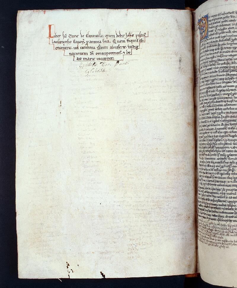 Troyes, Bibl. mun., ms. 0238, f. de garde v - vue 1