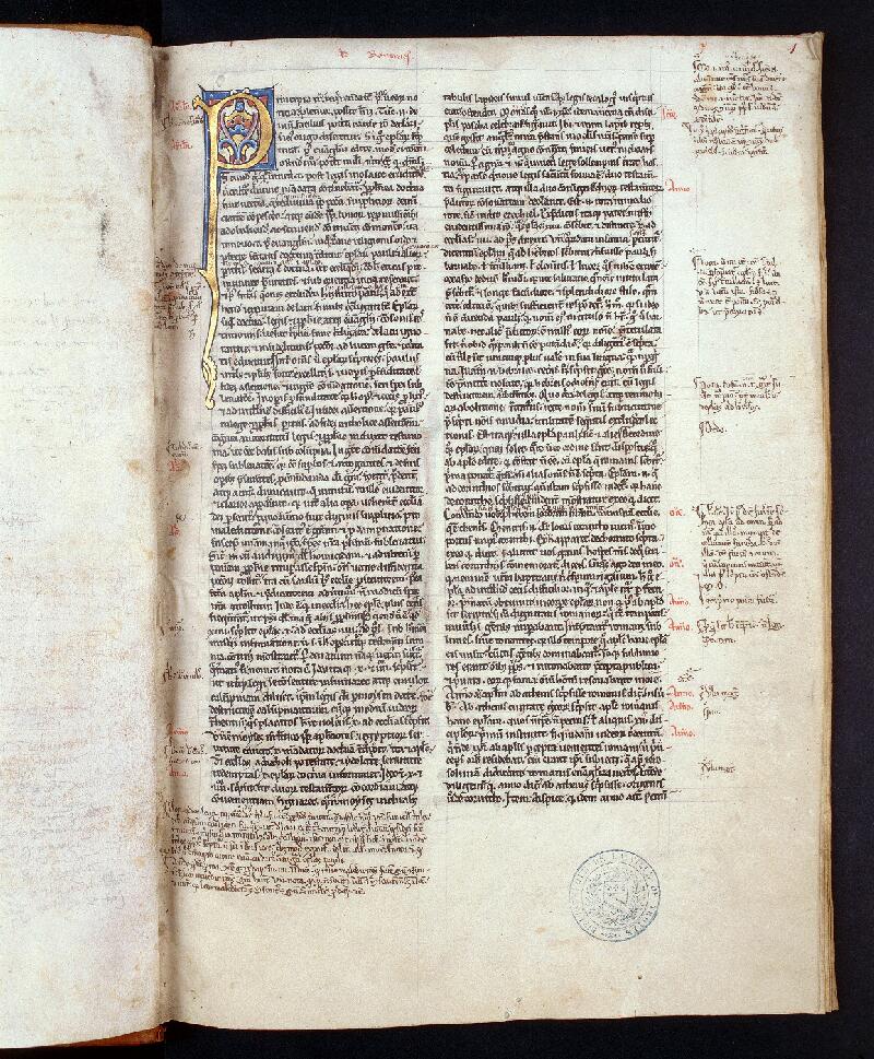 Troyes, Bibl. mun., ms. 0238, f. 001 - vue 1