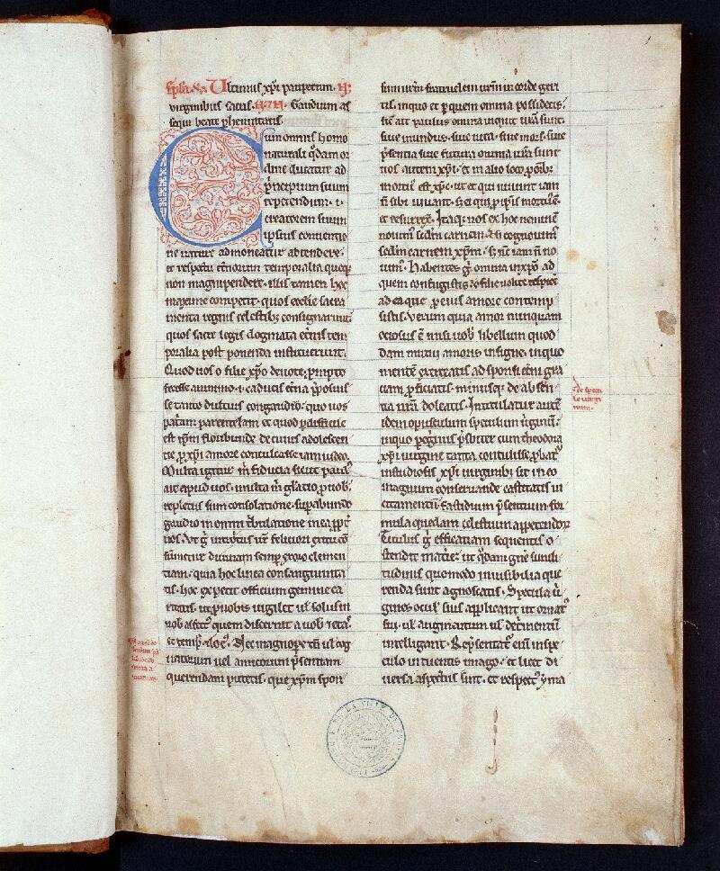 Troyes, Bibl. mun., ms. 0413, f. 001 - vue 1