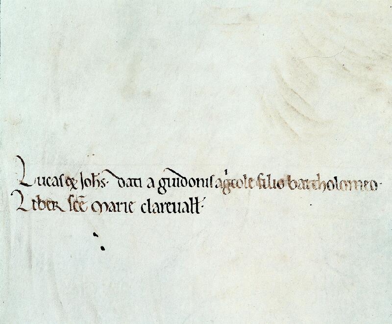 Troyes, Bibl. mun., ms. 0449, f. de garde v - vue 2