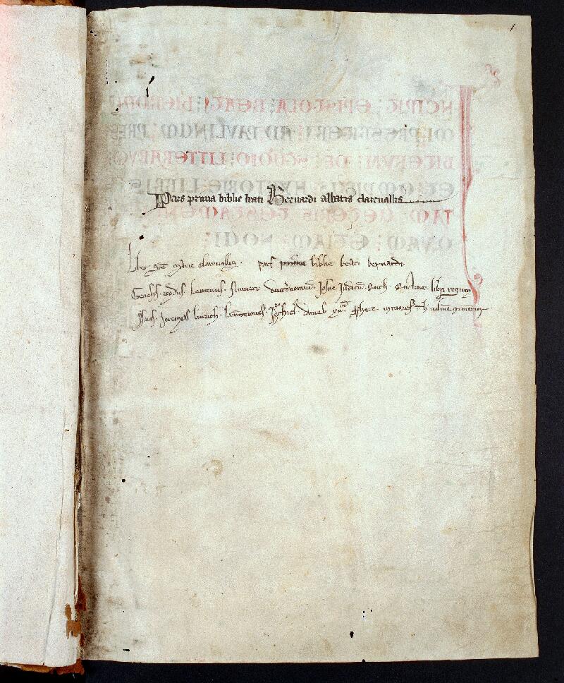 Troyes, Bibl. mun., ms. 0458, t. I, f. 001 - vue 1