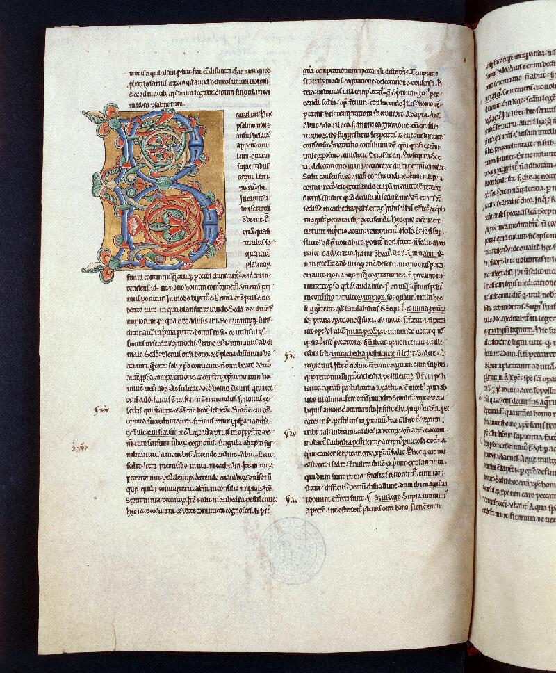 Troyes, Bibl. mun., ms. 0488, f. 003v - vue 1