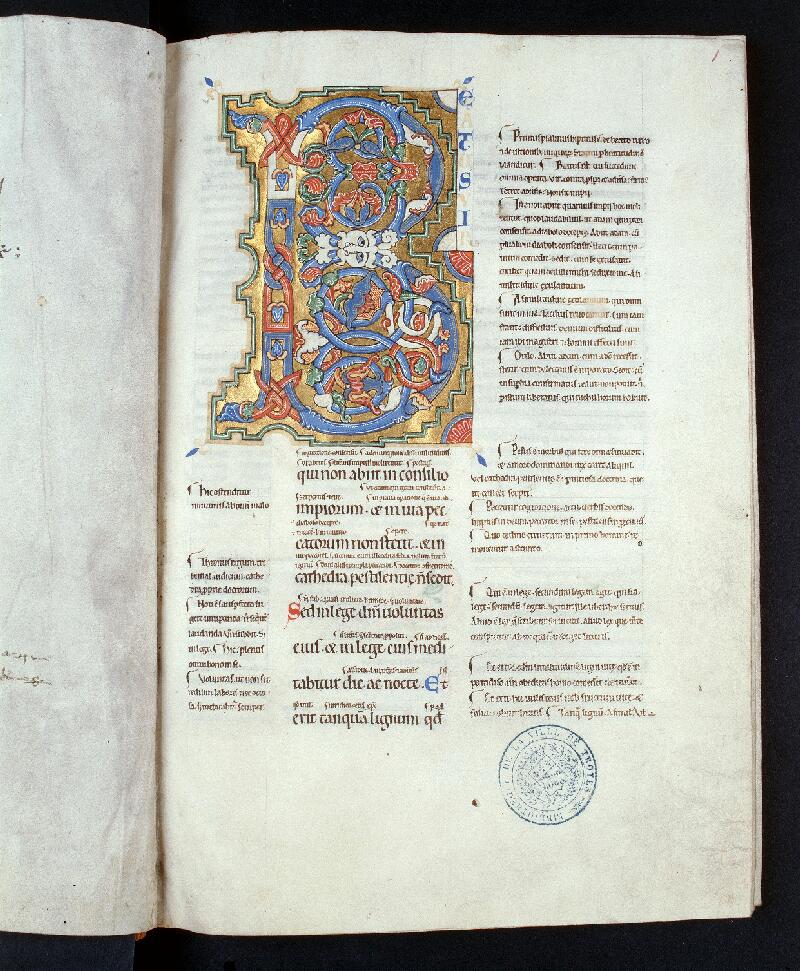 Troyes, Bibl. mun., ms. 0511, f. 001 - vue 1