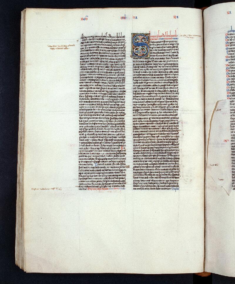 Troyes, Bibl. mun., ms. 0577, f. 101v - vue 1