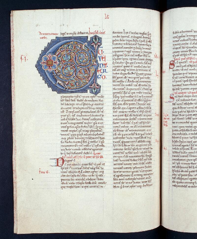 Troyes, Bibl. mun., ms. 0588, f. 124v - vue 1