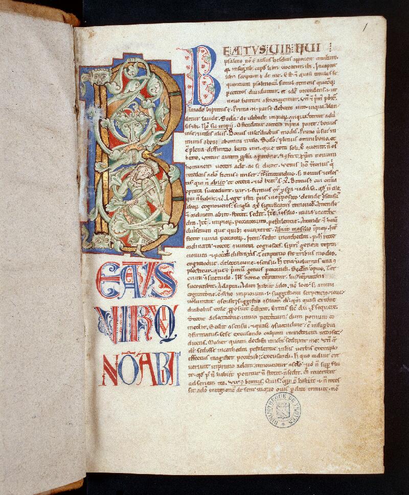 Troyes, Bibl. mun., ms. 0815, f. 001 - vue 1