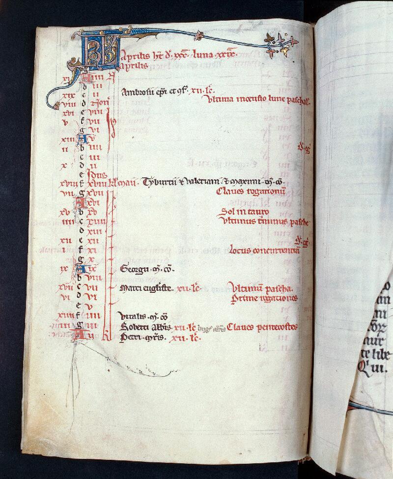 Troyes, Bibl. mun., ms. 0850, f. 005v - vue 1