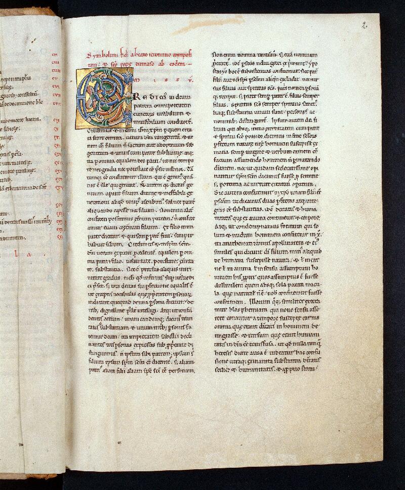 Troyes, Bibl. mun., ms. 0872, f. 002 - vue 1