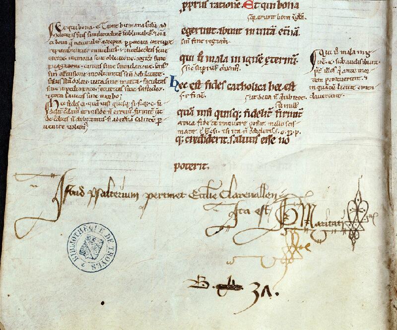 Troyes, Bibl. mun., ms. 0925, f. 247v - vue 2
