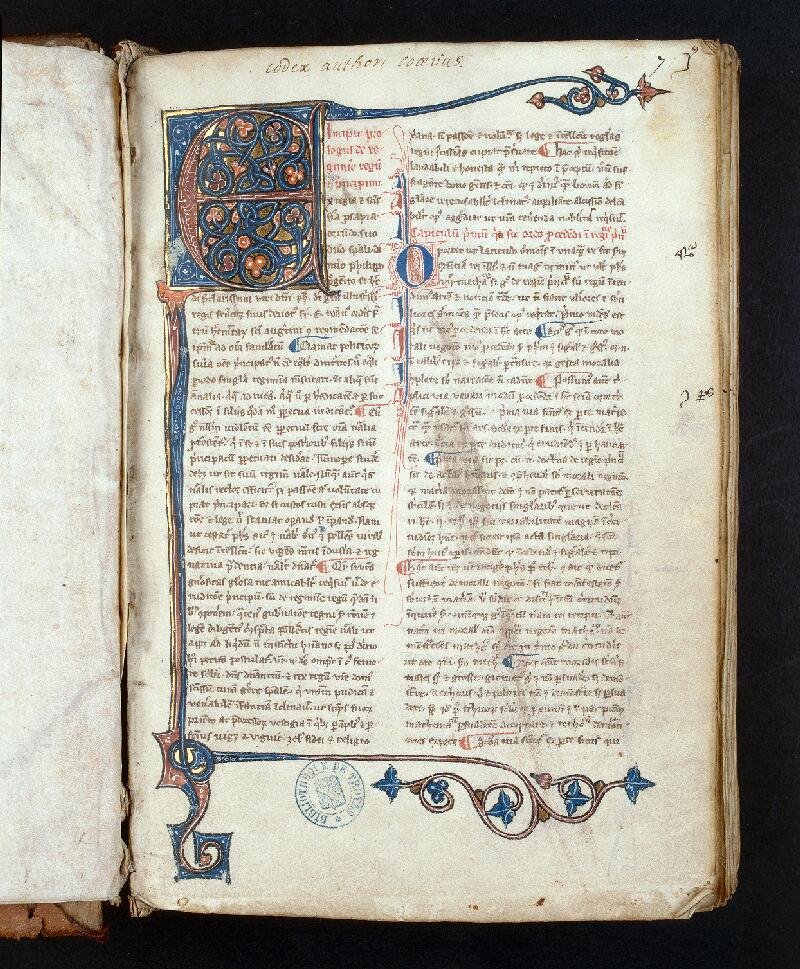 Troyes, Bibl. mun., ms. 0989, f. 007 - vue 1