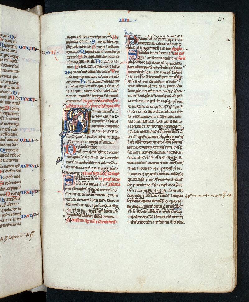 Troyes, Bibl. mun., ms. 1182, f. 211 - vue 1