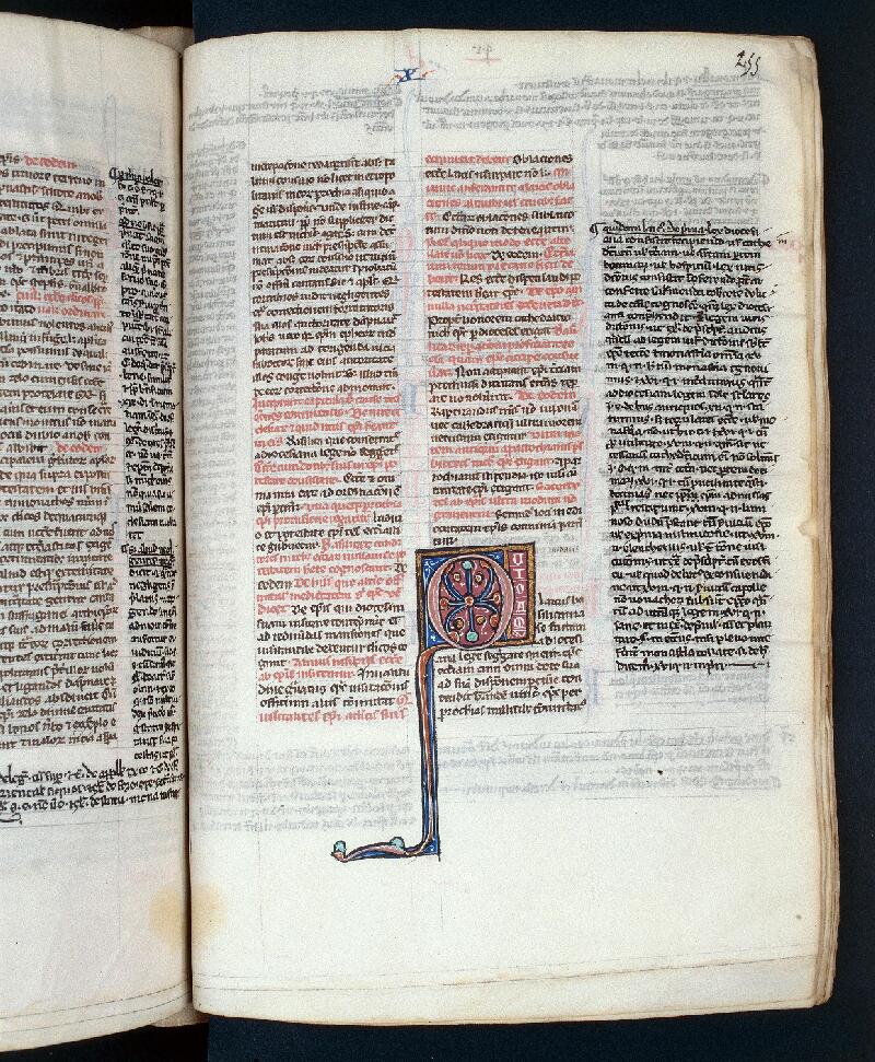 Troyes, Bibl. mun., ms. 1421, f. 255 - vue 1