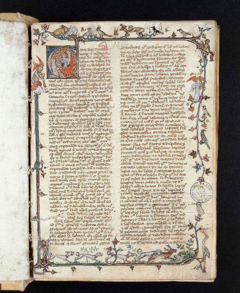 Troyes, Bibl. mun., ms. 1424, f. 001 - vue 1