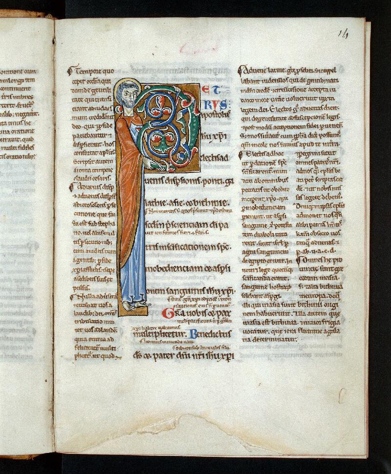 Troyes, Bibl. mun., ms. 1620, f. 014 - vue 1