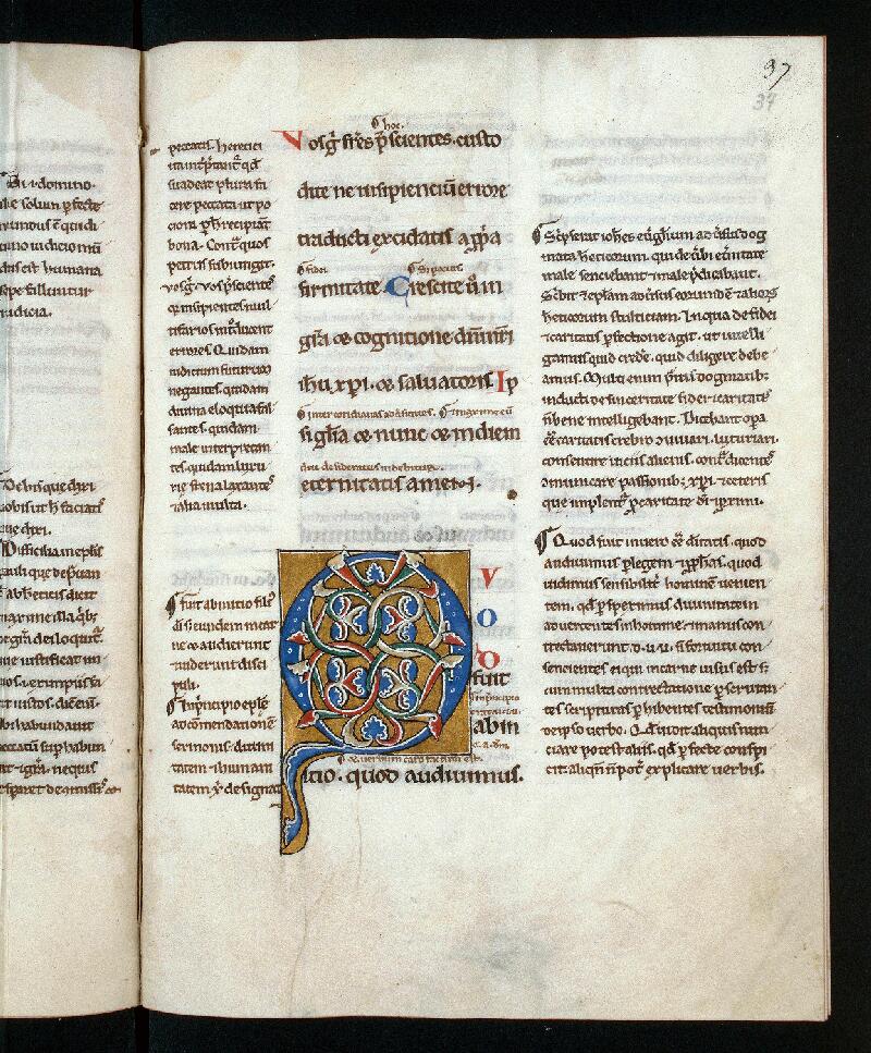 Troyes, Bibl. mun., ms. 1620, f. 037 - vue 1