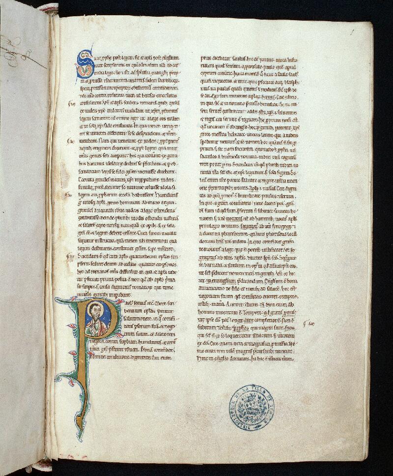 Troyes, Bibl. mun., ms. 2266, f. 001 - vue 1