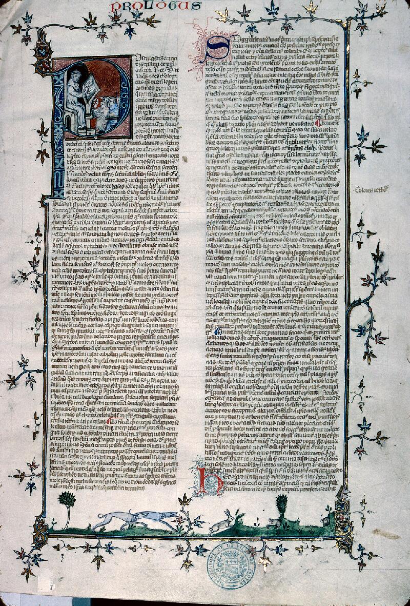 Troyes, Bibl. mun., ms. 0062, f. 001 - vue 1