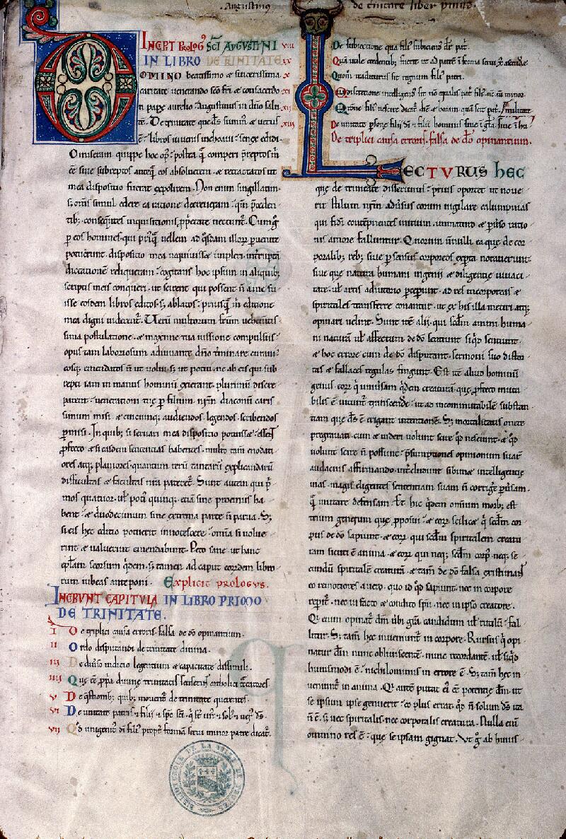 Troyes, Bibl. mun., ms. 0069, f. 001