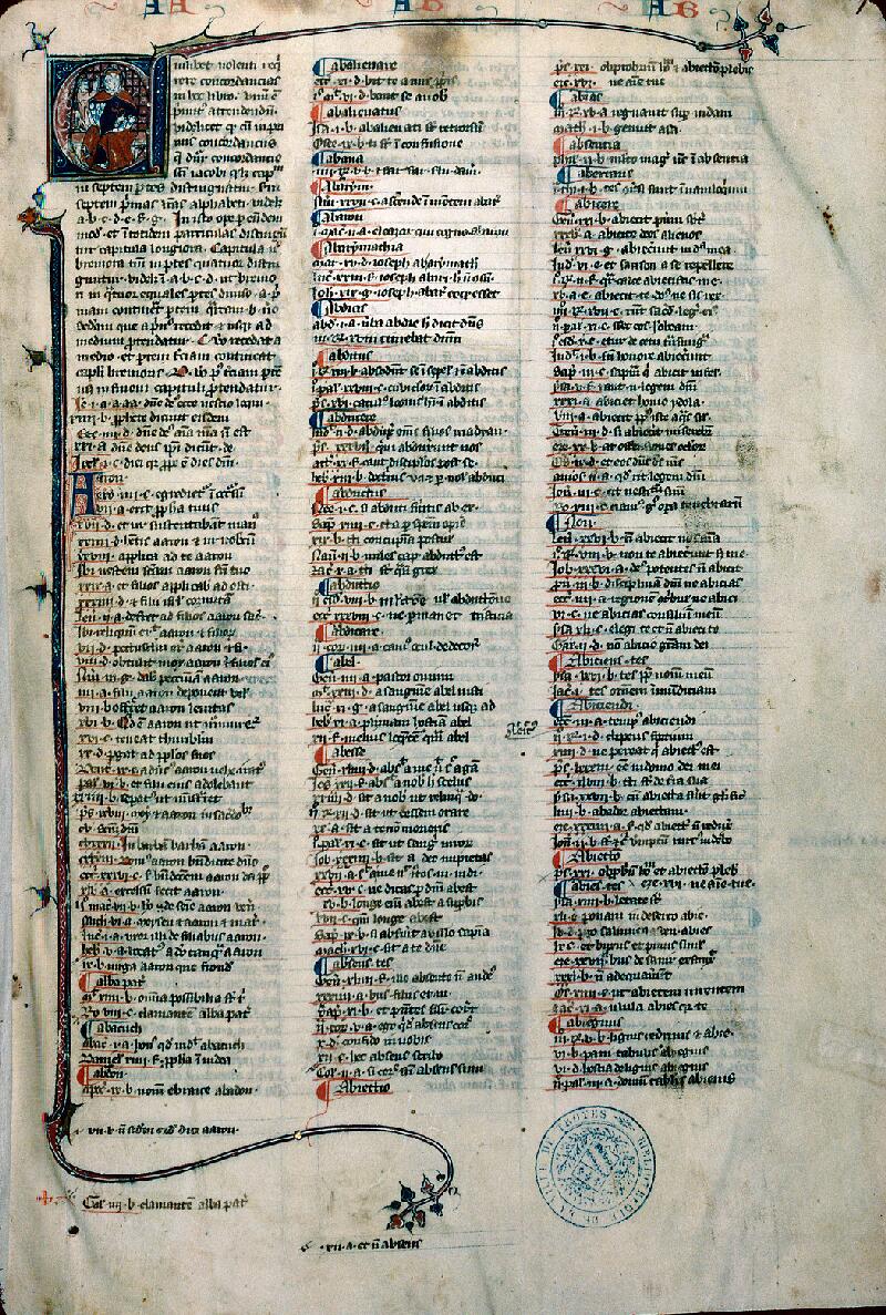 Troyes, Bibl. mun., ms. 0094, f. 001 - vue 1