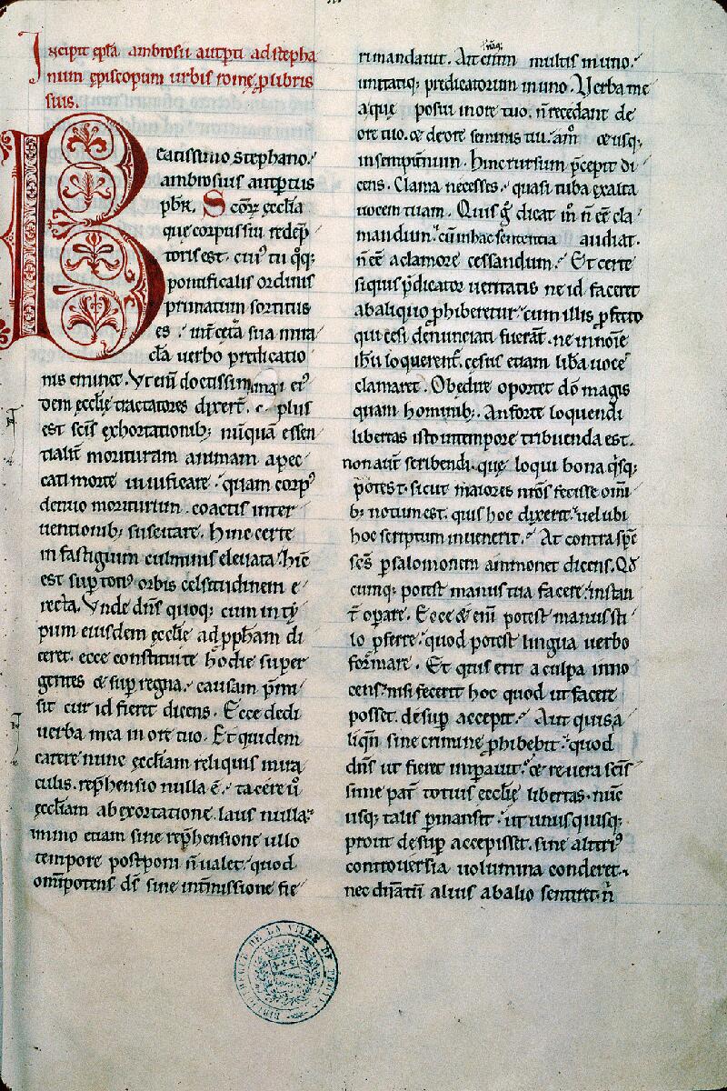 Troyes, Bibl. mun., ms. 0260, f. 001