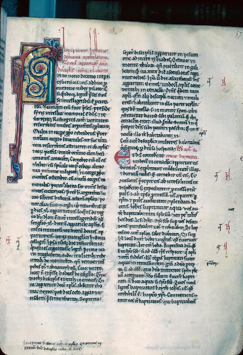 Troyes, Bibl. mun., ms. 0290, t. II, f. 057 - vue 1