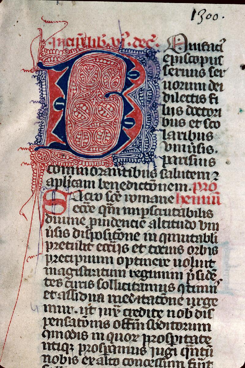 Troyes, Bibl. mun., ms. 0831, f. 001 - vue 2