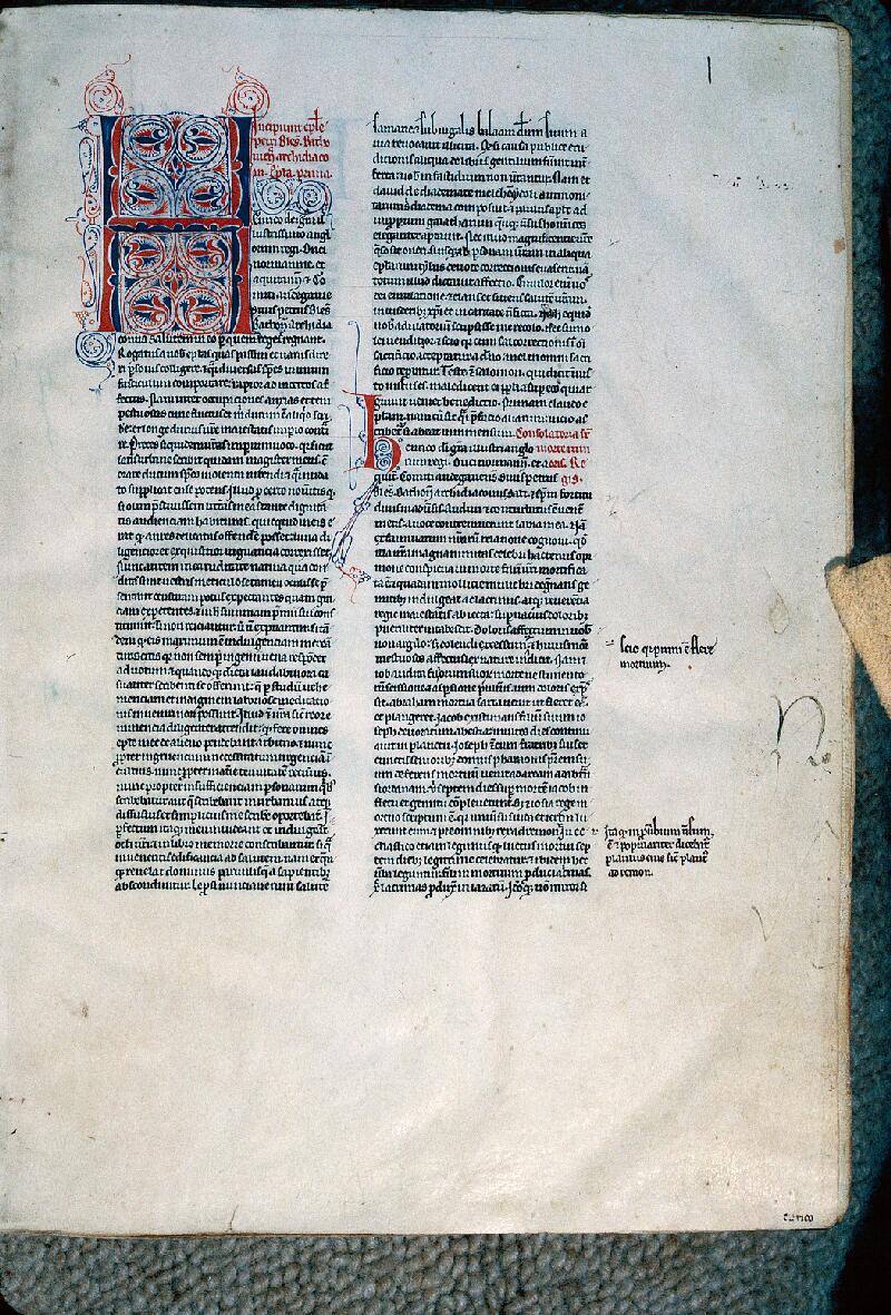 Troyes, Bibl. mun., ms. 0851, f. 001 - vue 1