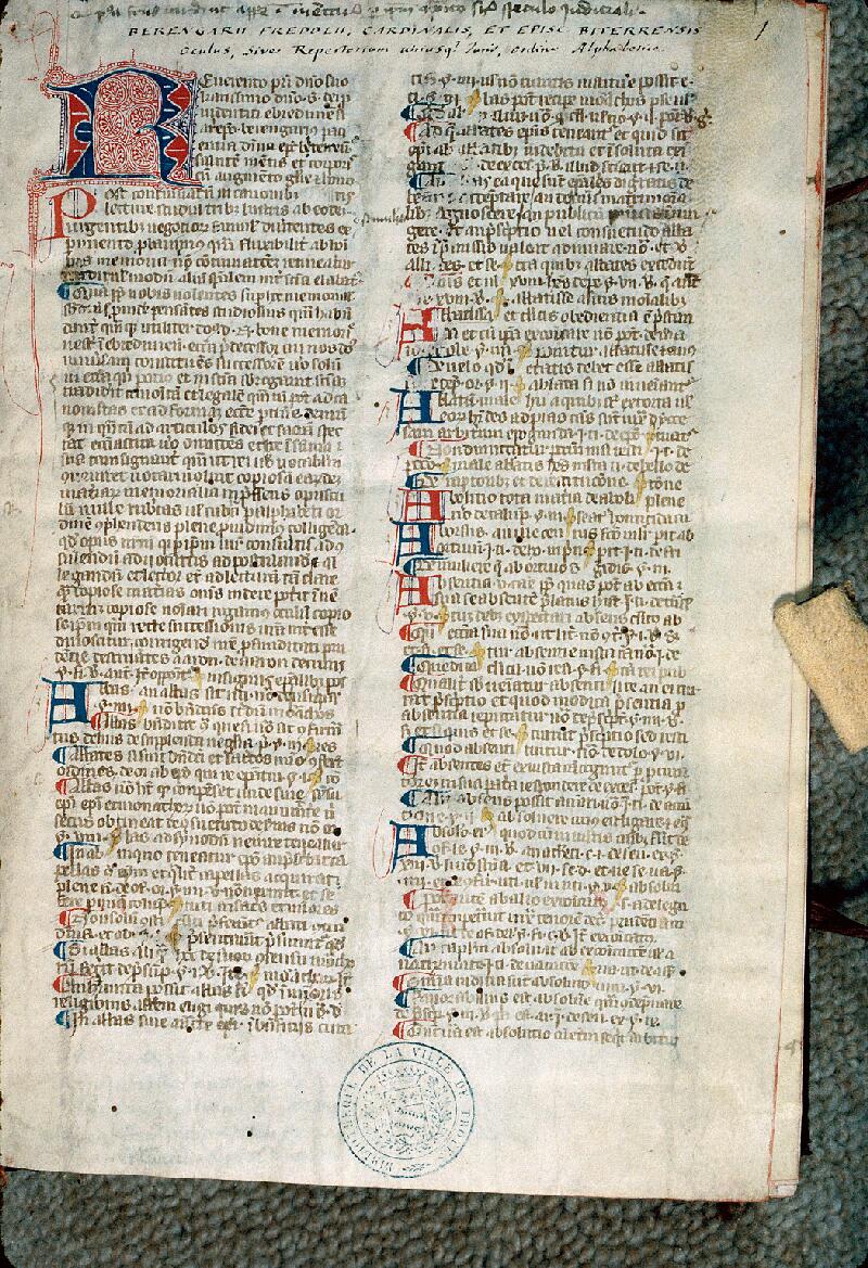Troyes, Bibl. mun., ms. 0877, f. 001