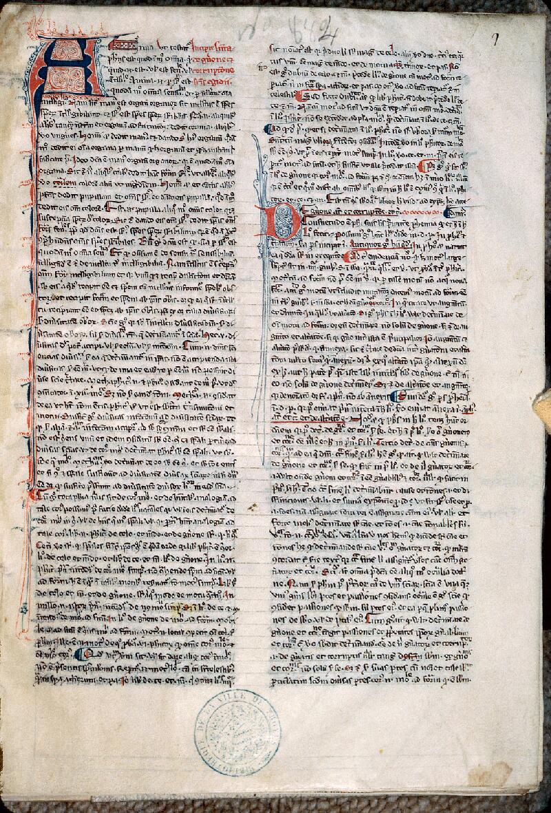 Troyes, Bibl. mun., ms. 0884, f. 001