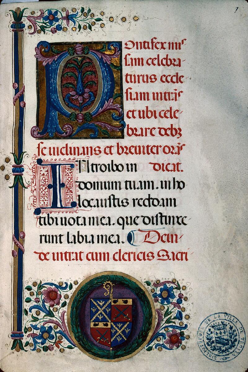 Troyes, Bibl. mun., ms. 2267, f. 001 - vue 1