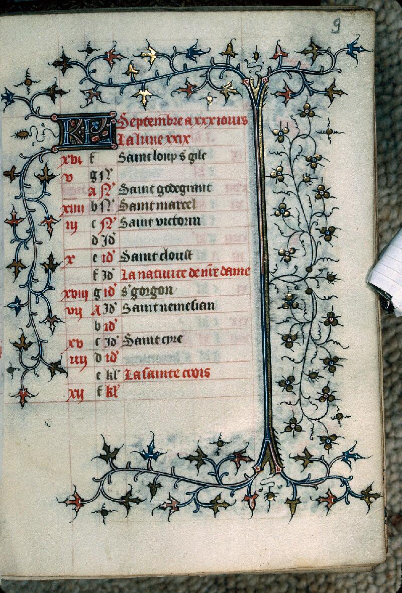 Troyes, Bibl. mun., ms. 3713, f. 009