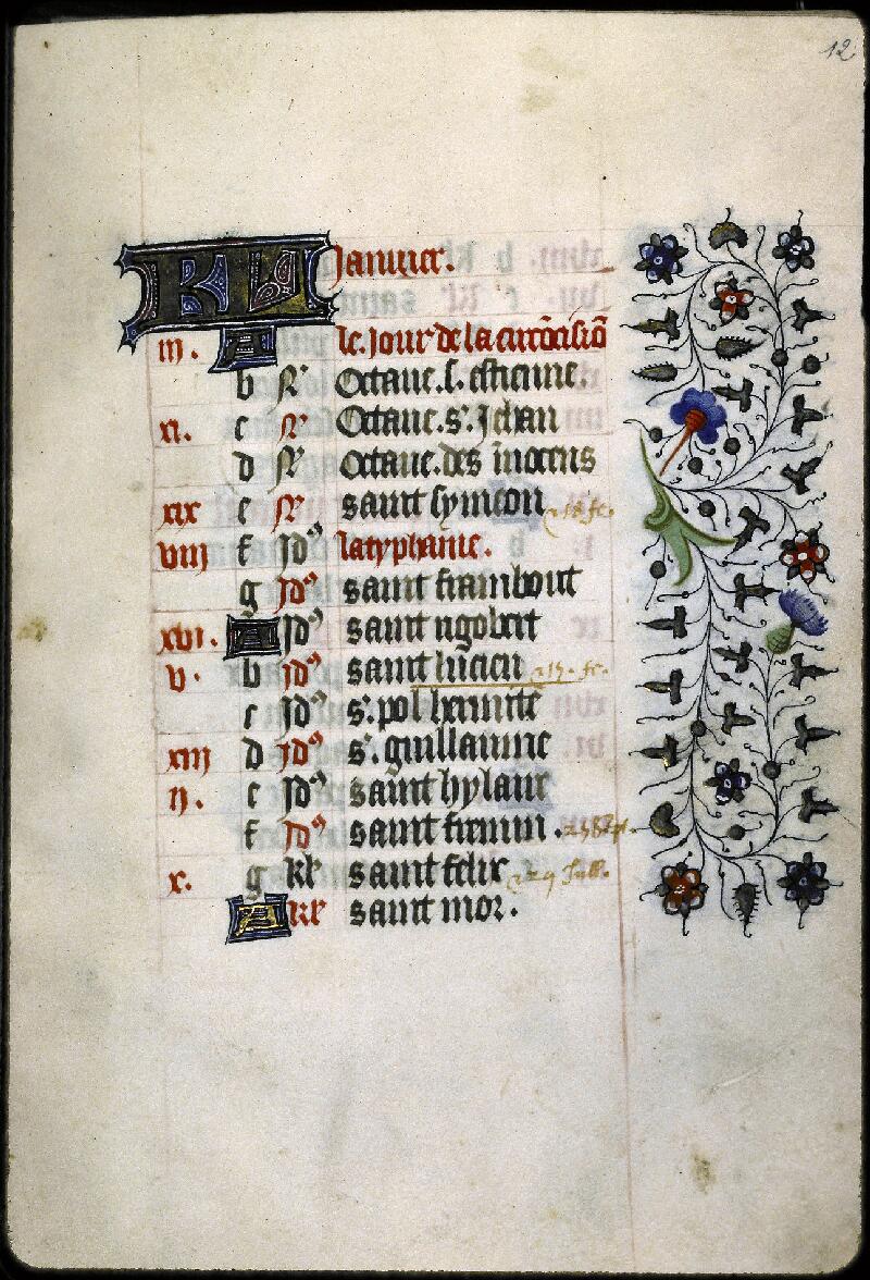 Troyes, Cathédrale, ms. nouv. acq. 001, f. 012