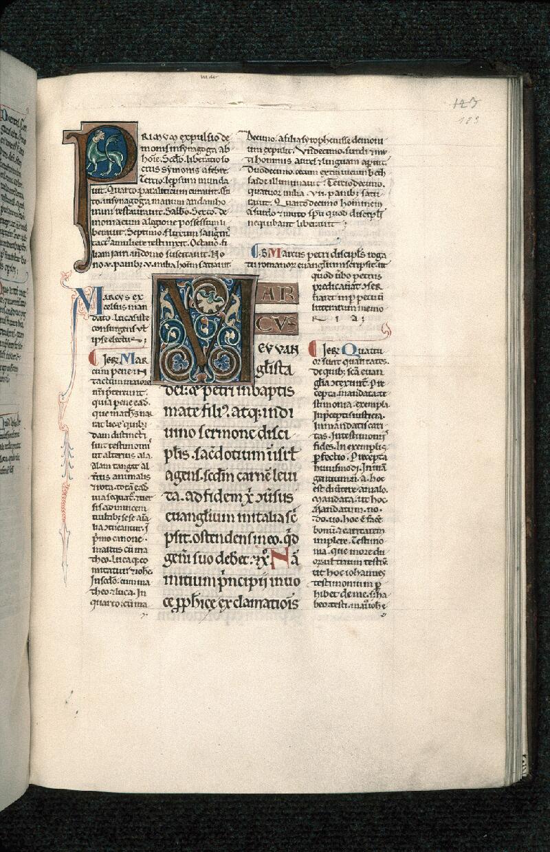Valenciennes, Bibl. mun., ms. 0074, f. 123 - vue 1