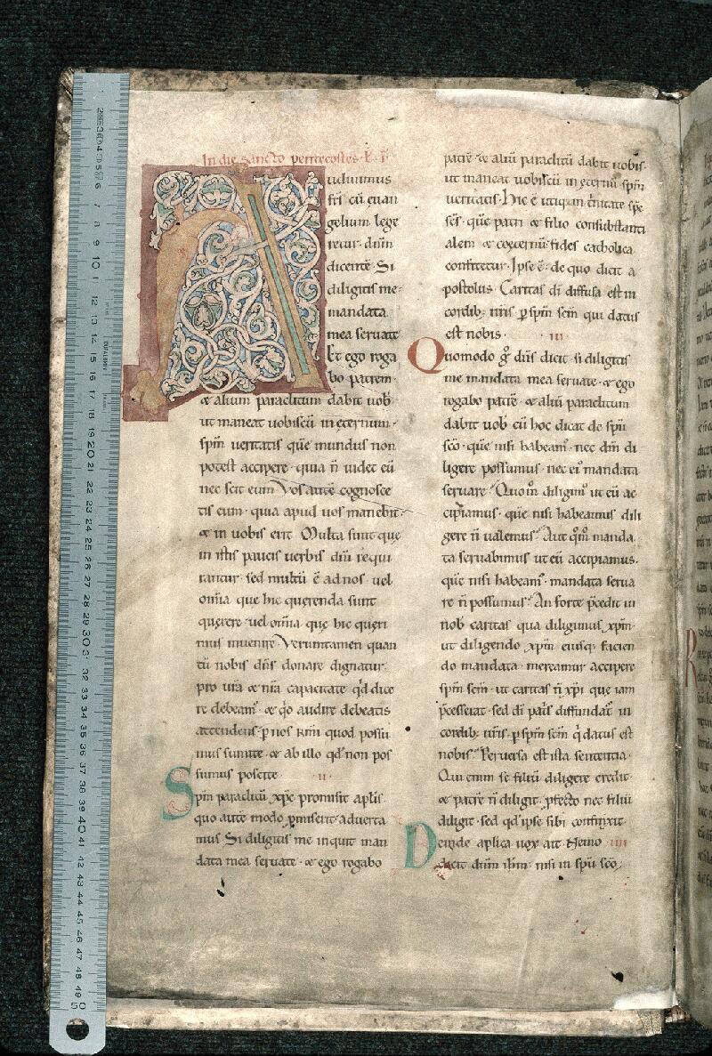 Valenciennes, Bibl. mun., ms. 0112, f. 001v - vue 1