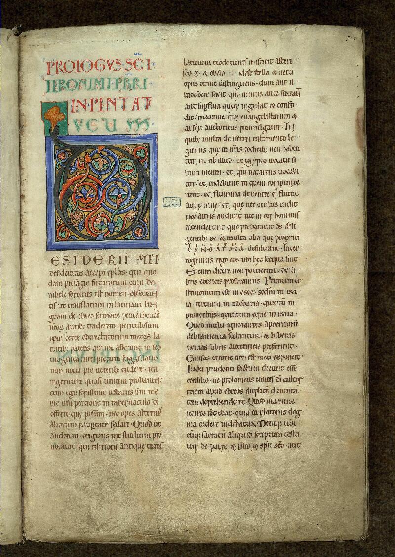 Valenciennes, Bibl. mun., ms. 0001, f. 003 - vue 2