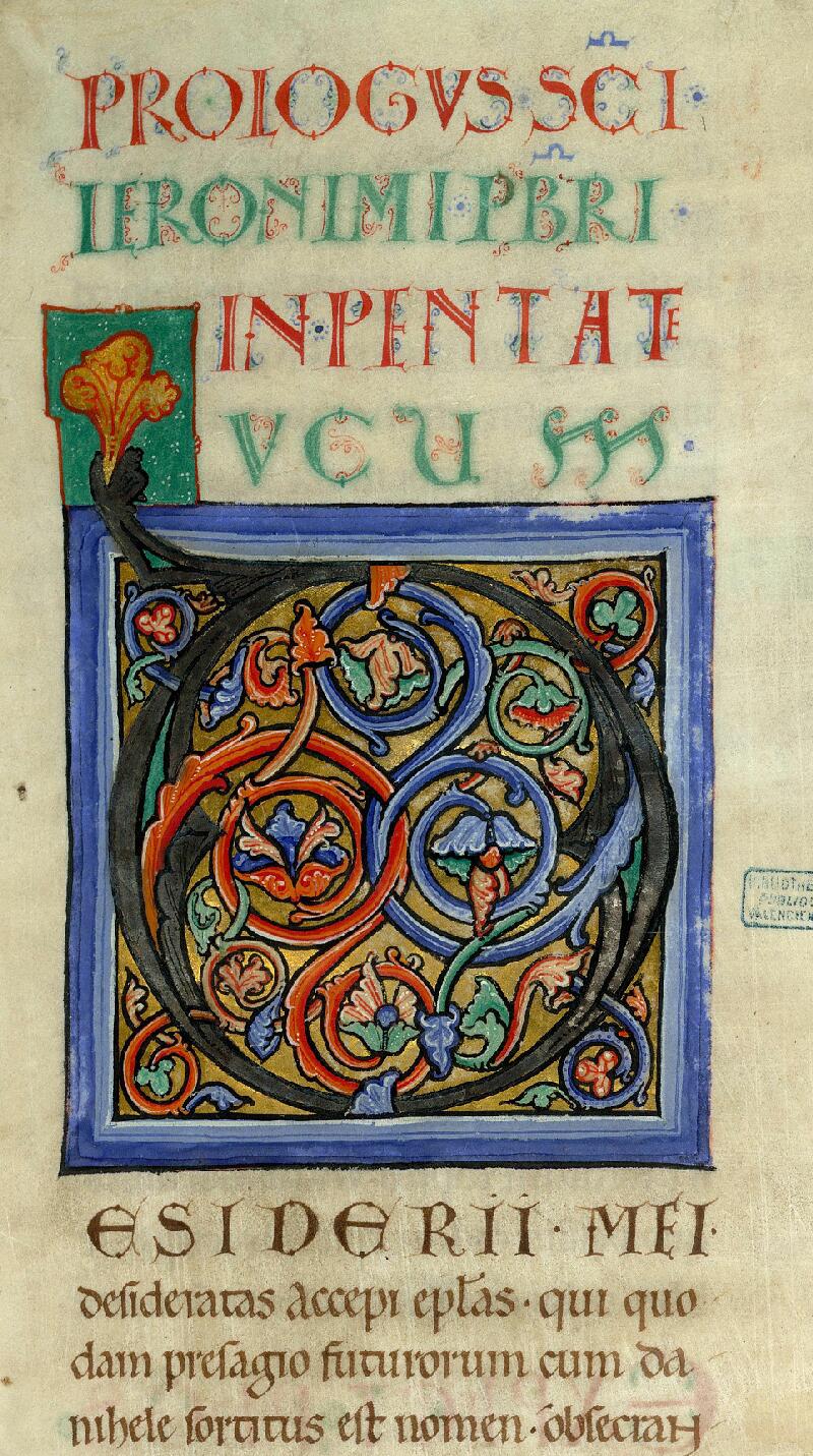 Valenciennes, Bibl. mun., ms. 0001, f. 003 - vue 3