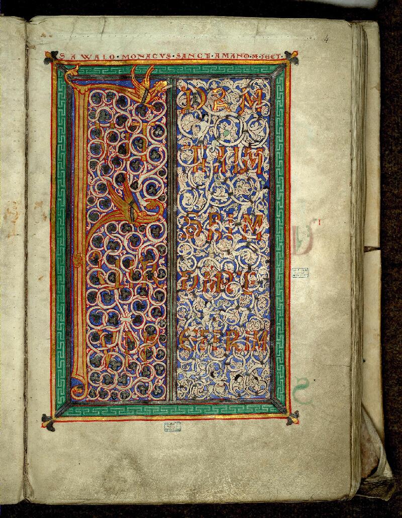 Valenciennes, Bibl. mun., ms. 0002, f. 004 - vue 1