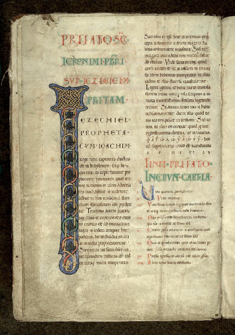 Valenciennes, Bibl. mun., ms. 0003, f. 001v - vue 2