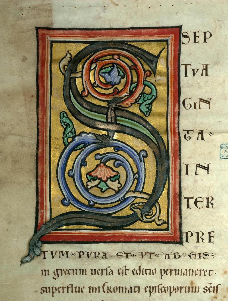 Valenciennes, Bibl. mun., ms. 0004, f. 001v - vue 3