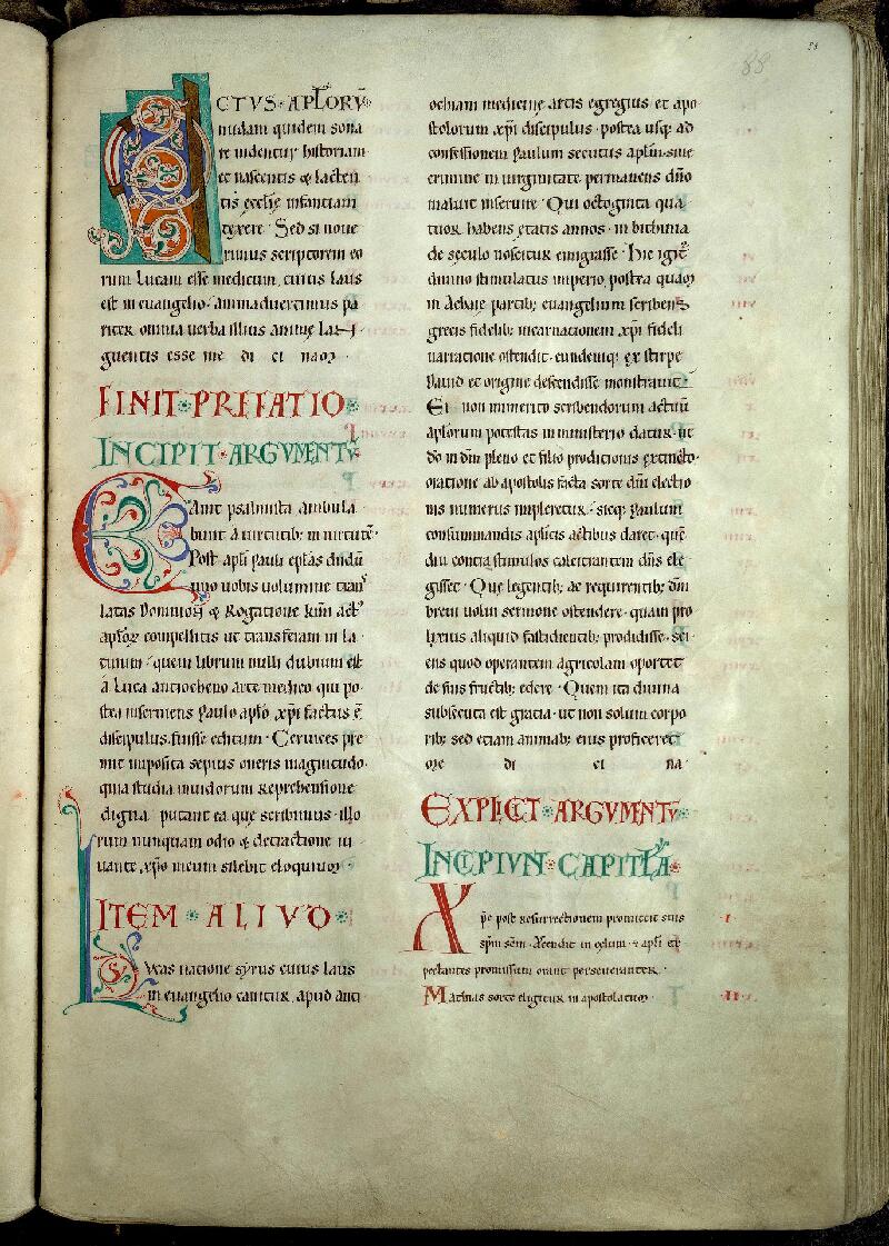 Valenciennes, Bibl. mun., ms. 0005, f. 088 - vue 1