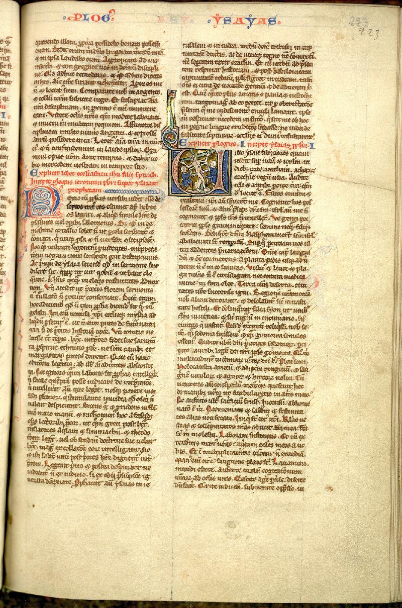 Valenciennes, Bibl. mun., ms. 0008, f. 223 - vue 1