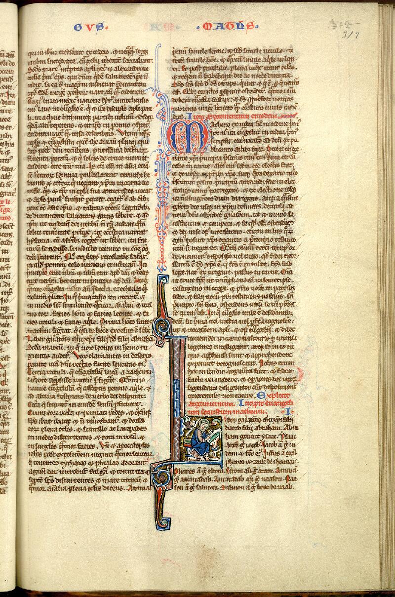Valenciennes, Bibl. mun., ms. 0008, f. 312 - vue 1