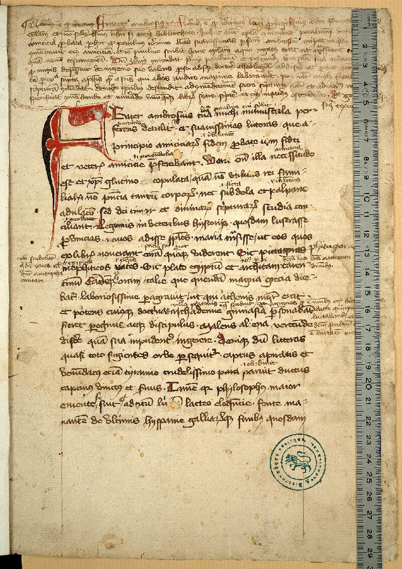 Valenciennes, Bibl. mun., ms. 0013, f. 001 - vue 1