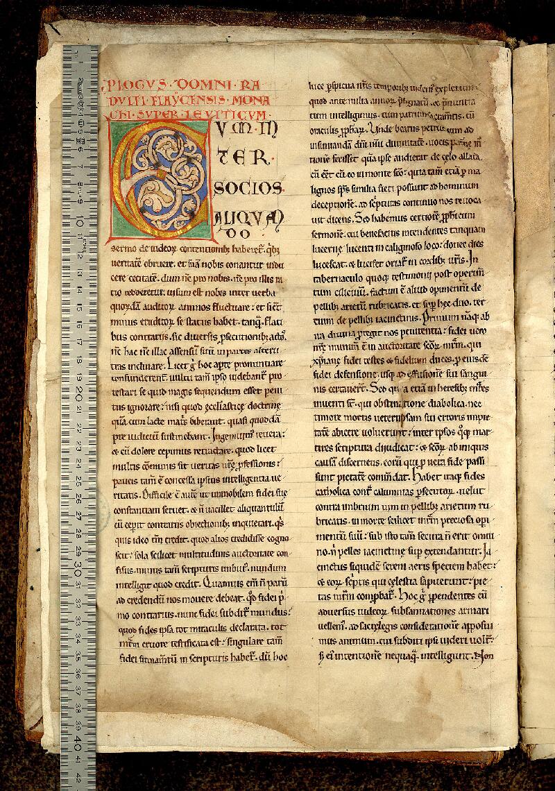 Valenciennes, Bibl. mun., ms. 0026, f. 001v - vue 1