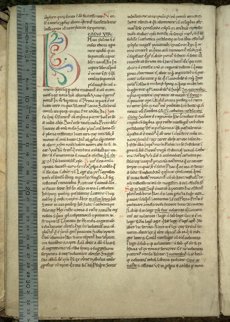 Valenciennes, Bibl. mun., ms. 0044, f. 003v - vue 1