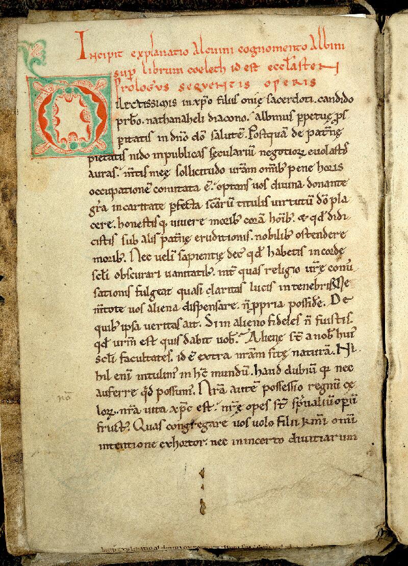 Valenciennes, Bibl. mun., ms. 0049, f. 001v - vue 2