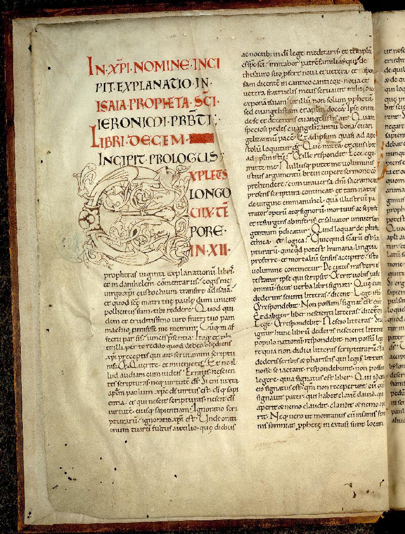 Valenciennes, Bibl. mun., ms. 0057, f. 001v - vue 2