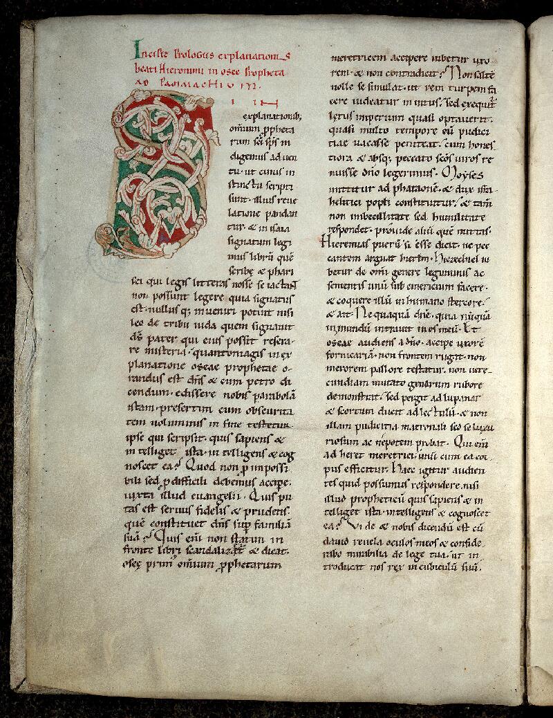 Valenciennes, Bibl. mun., ms. 0065, f. 001v - vue 2