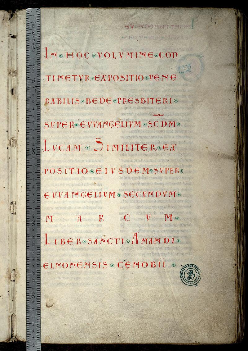 Valenciennes, Bibl. mun., ms. 0077, f. 001 - vue 1