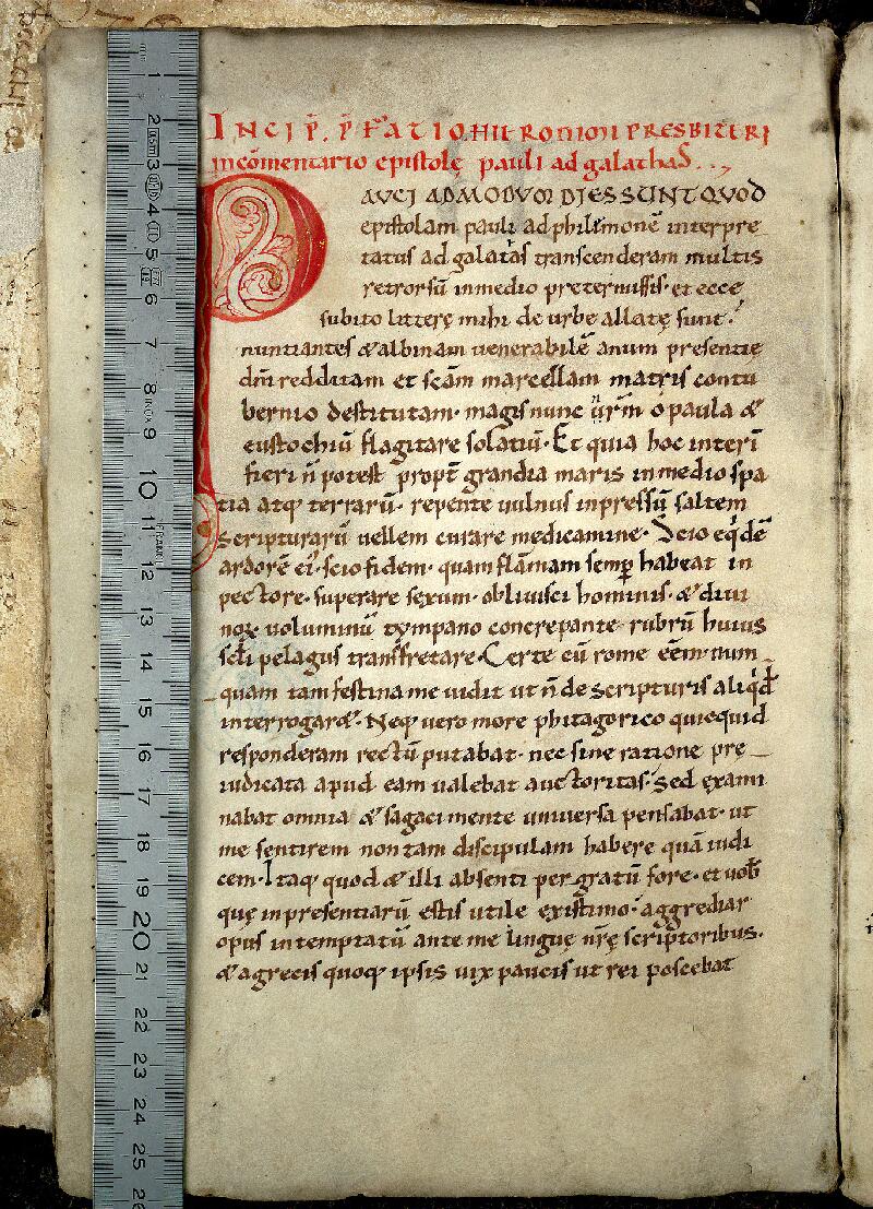 Valenciennes, Bibl. mun., ms. 0086, f. 001v - vue 1